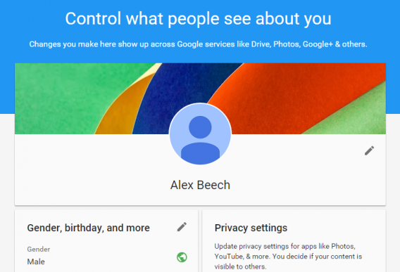 Control What others See About You Across Google Services
